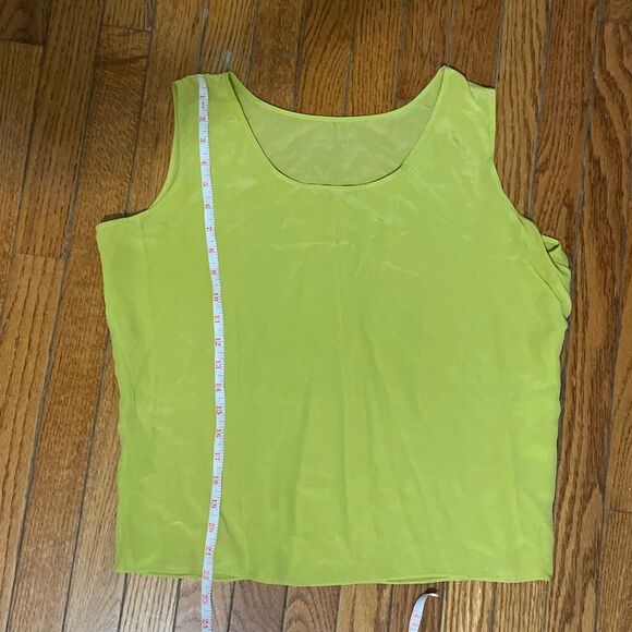 Bundle of two sleeveless summer tops asymmetrical collared wrap sheer blouse - Picture 3 of 12